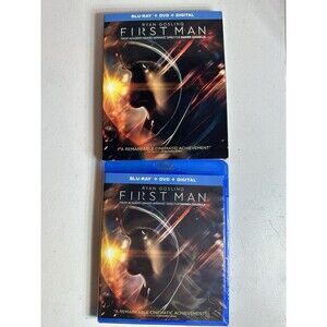 First Man w/Ryan Gosling [Blu-ray + DVD] New! Sealed!